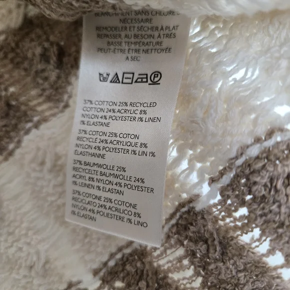 NEW Pilcro Anthropologie Longline Side Slit Knit Striped Sweater - Picture 4 of 7